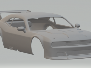 DODGE CHALLENGER SRT TRANS AM 3D प्रिंट मॉडल