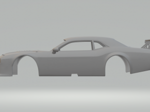 DODGE CHALLENGER SRT TRANS AM 3Dプリントモデル