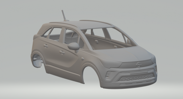 Opel crossland Modello di stampa 3D .c4d .max .obj .3ds .fbx .stl .blend 