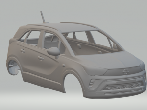 Opel crossland 3Dプリントモデル
