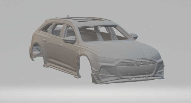 Audi rs6 avant Modello di stampa 3D .c4d .max .obj .3ds .fbx .stl .blend 