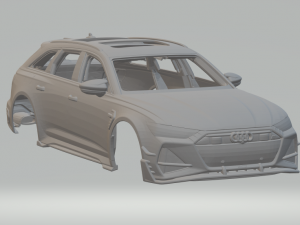 Audi rs6 avant Modelo de impresión 3D