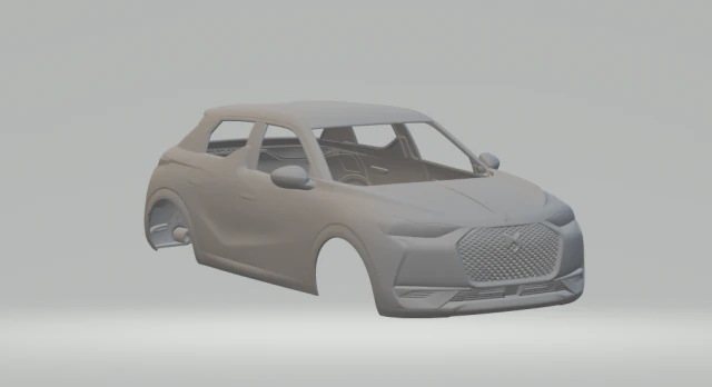 Citroen ds3 3D Print Model .c4d .max .obj .3ds .fbx .stl .blend 