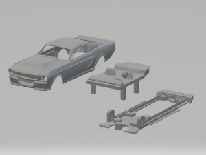 MUSTANG SLOT CAR ELEANOR 3D Принт Модель
