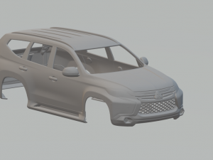 Mitsubishi pajero Modèles 3D en vedette