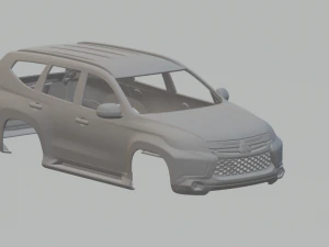 미쓰비시 파제로 3D 프린트 모델