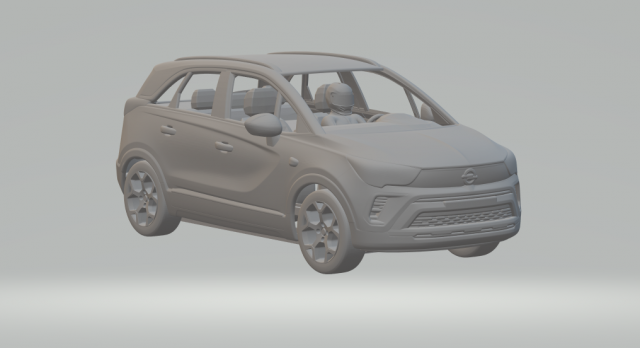 Opel crossland kit slot car 3D-Druckmodell .c4d .max .obj .3ds .fbx .stl .blend 