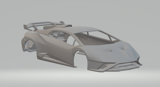 Huracan sto 3D Print Model .c4d .max .obj .3ds .fbx .stl .blend 