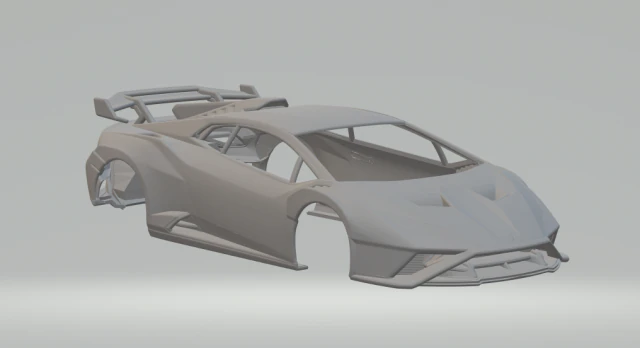 Huracan sto 3D Print Model .c4d .max .obj .3ds .fbx .stl .blend