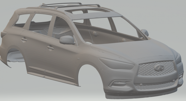 Infiniti qx60 3D-printmodel .c4d .max .obj .3ds .fbx .stl .blend 