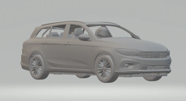 Fiat tipo wagon 3D Print Model .c4d .max .obj .3ds .fbx .stl .blend 