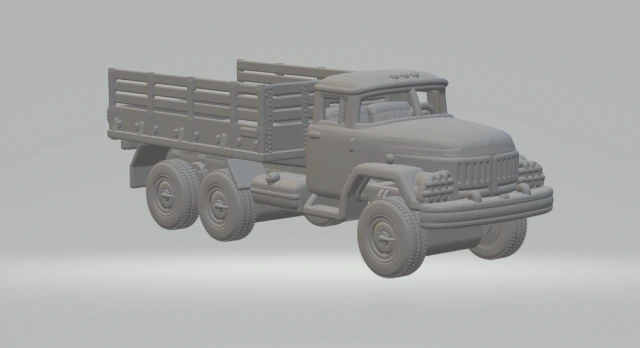 ZIL-131 Model do druku 3D .c4d .max .obj .3ds .fbx .stl .blend 