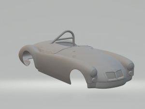 Mg race car Modèles 3D en vedette