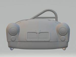 Mg race car 3Dプリントモデル