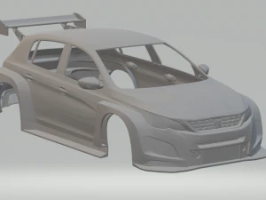 Pegeout 308 tcr 3D Print Model