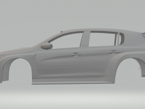 Pegeout 308 tcr 3D Print Model