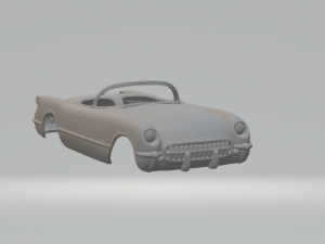 CHEVROLET CORVETTE 53 Model Cetak 3D
