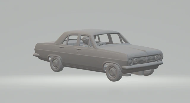 Holden hr sedan 3D Print Model .c4d .max .obj .3ds .fbx .stl .blend 