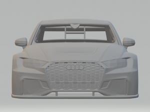 Audi rs3 sedan race car 3D प्रिंट मॉडल