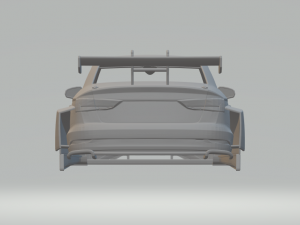 Audi rs3 sedan race car 3D प्रिंट मॉडल