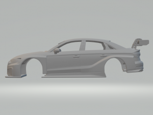 Audi rs3 sedan race car 3D प्रिंट मॉडल