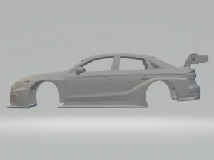 Audi rs3 sedan race car 3D Print Model