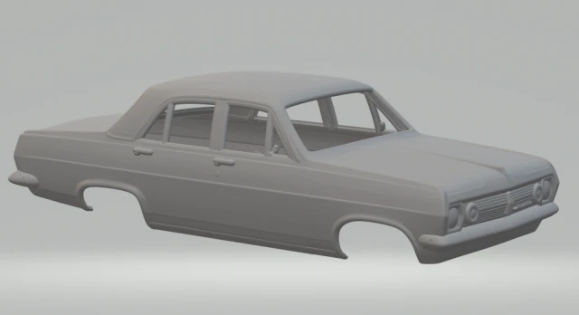 Holden hr sedan body 3D Print Model .c4d .max .obj .3ds .fbx .stl .blend