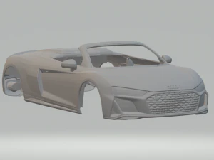 Ауди Р8 Спайдер 2020 3D Принт Модель