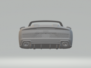 Audi r8 spyder 2020 Modèles 3D en vedette