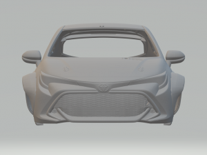 Toyota corolla custom 3D 打印模型