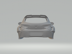 Toyota corolla custom 3D 打印模型