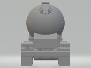 TRAILER TANK 2 AXLES 3D Print Model