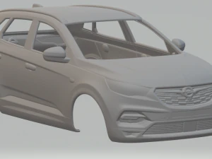 오펠 그랜드랜드 X 3D 프린트 모델