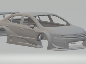 Citroen race car Modelo de impresión 3D