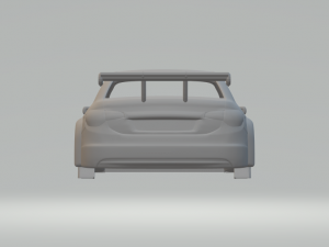 Citroen race car 3D Print Model