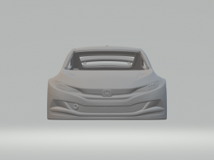 Honda civic rally car 3D 打印模型