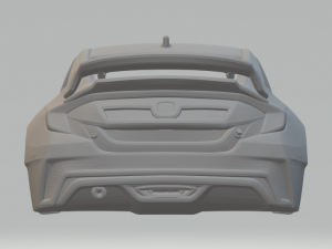 Honda civic rally car 3D 打印模型
