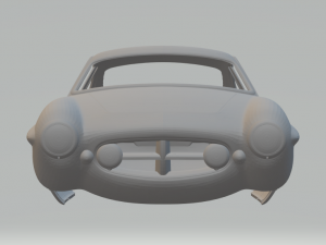 Fiat 8v supersonic 3D 프린트 모델