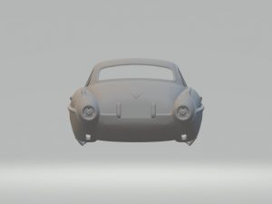 Fiat 8v supersonic 3D 프린트 모델