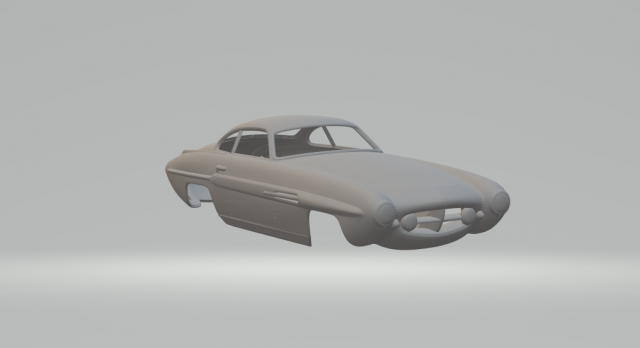 Fiat 8v supersonic 3D 프린트 모델 .c4d .max .obj .3ds .fbx .stl .blend 