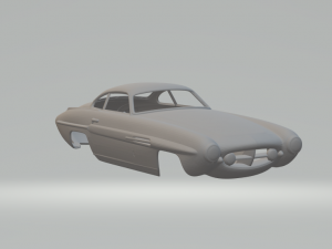 Fiat 8v supersonic Model Cetak 3D