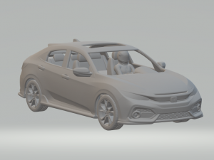 Honda civic 2017 kit Modello di stampa 3D