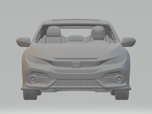 Honda civic 2017 kit 3D प्रिंट मॉडल