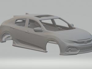 Honda civic 3D-printmodel