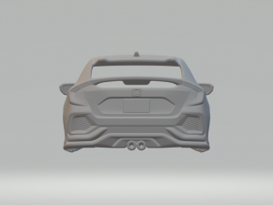 Honda civic 3D-Druckmodell