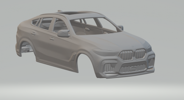 X6 m 3D प्रिंट मॉडल .c4d .max .obj .3ds .fbx .stl .blend 