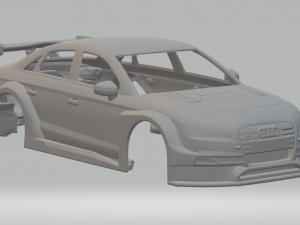 Audi s3 btcc 3D Print Model
