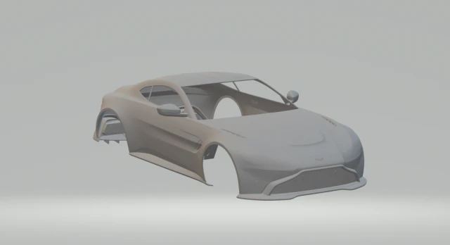 Aston martin amr 3D Print Model .c4d .max .obj .3ds .fbx .stl .blend 