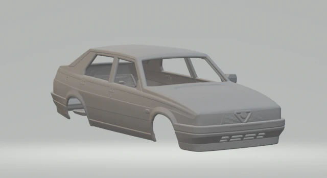Alfa romeo 75 3D Print Model .c4d .max .obj .3ds .fbx .stl .blend