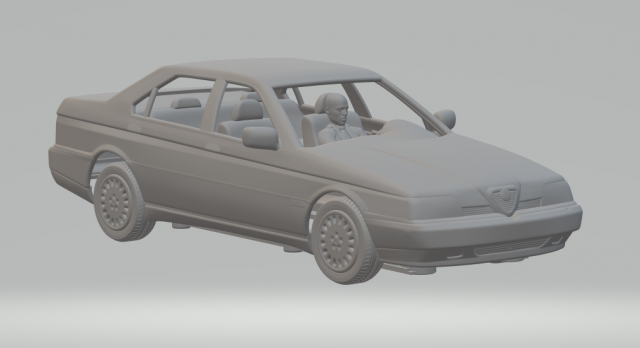 Alfa romeo 164 kit 3D 프린트 모델 .c4d .max .obj .3ds .fbx .stl .blend 